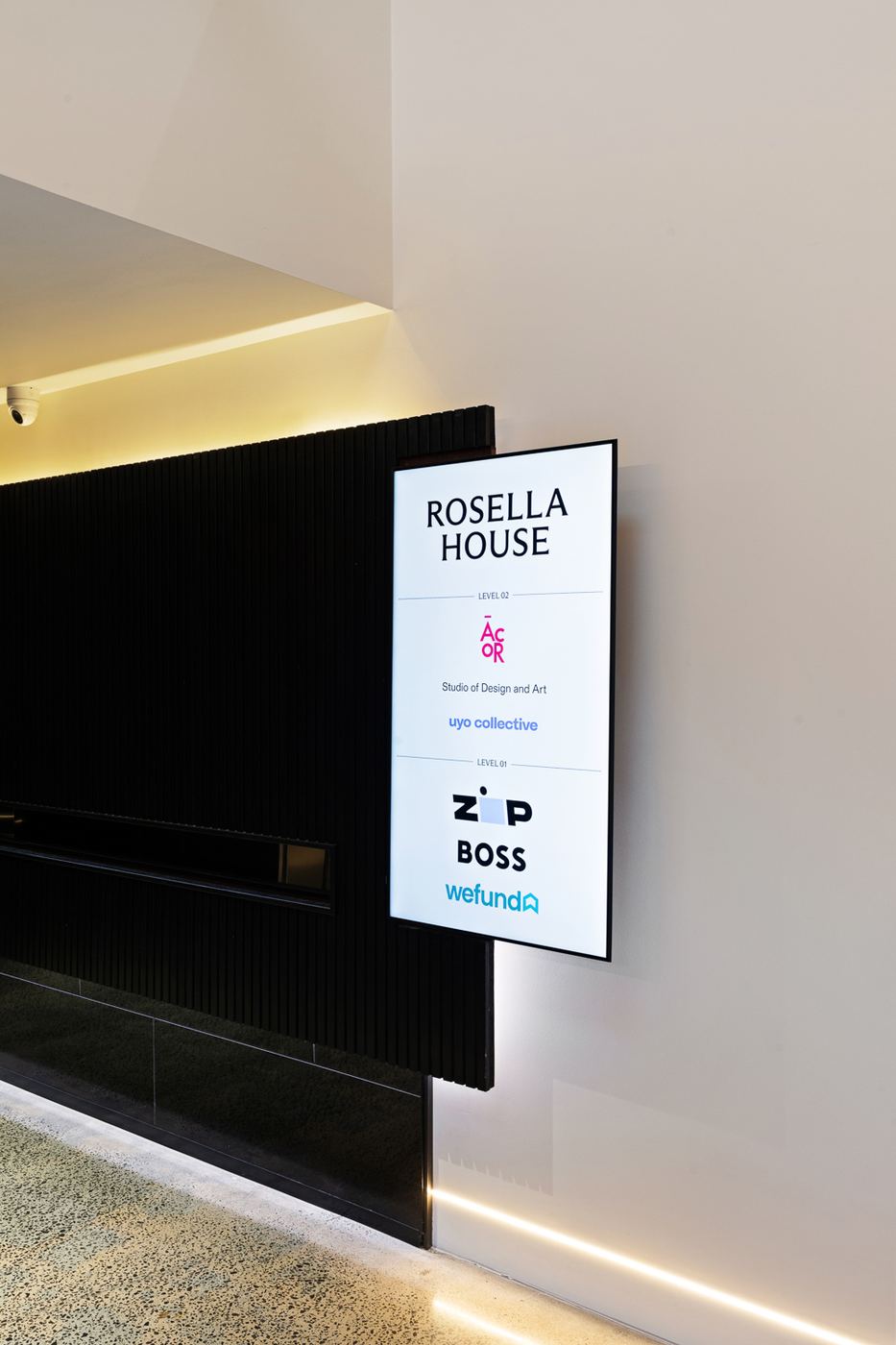 Foyer directory